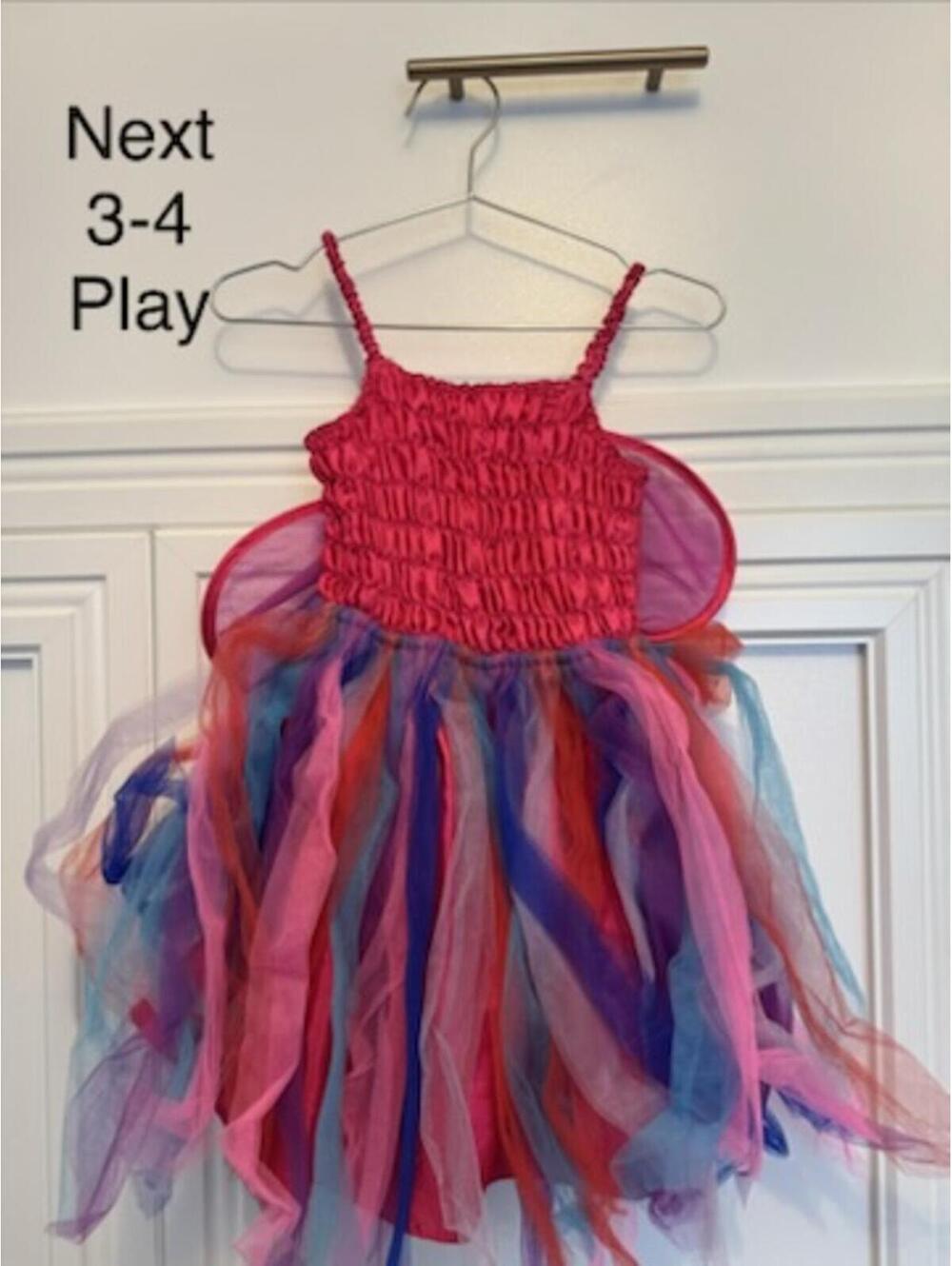 Next Play Girls Fairy Dress Up Outfit Size 3-4